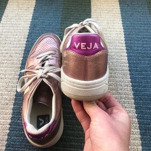 Veja Two-Tone Platform Sneakers